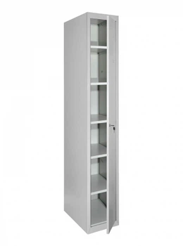 Шкаф хозяйственный металлический LEVMETAL ШГМ 6/40/1 (180х40х50)