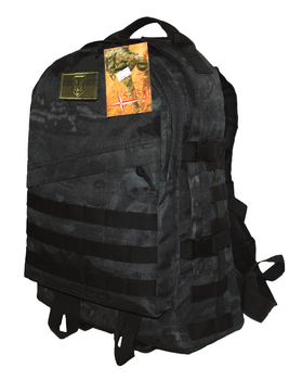 Тактичний похідний супер-міцний рюкзак з органайзером 40 л. Атакс чорний +ПОЯСНИЙ РЕМІНЬ Кордура 1200 ден