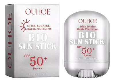 Сонцезахисний крем-стік OUHOE для обличчя Bio Sun Stick SPF 50 ,15 г.