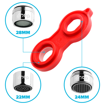 Сервисный ключ DROP ST01KEY для аэраторов с диаметрами F 22/M 24/М 28 мм