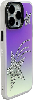 Панель ILike Laser Shell Star для Apple iPhone 15 Pro Purple (ILIAPP15PLSST)