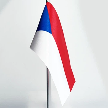 Прапорець Dobroznak Чехії Атлас(12х24см) (без тримача) (6289)