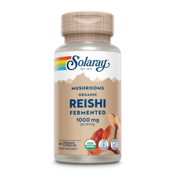 Гриб Рейші Solaray Org Grown Fermented Reishi 1000mg 60 капсул