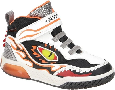 Демі черевики з вогниками Geox Inek, 36 євро, White Orange