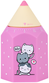 Таймер мехінічний Kite Cute Cats до 60 хв (K24-171-1)