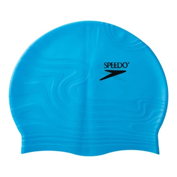 Шапочка для плавания Speedo Silicone Swim Cap голубая (MSW 013)