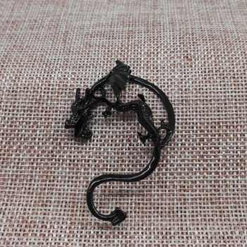 Сережка каф Дракон Чорний