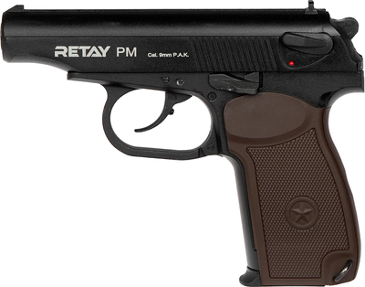 Пістолет стартовий Retay PM 9 мм Чорний (11950975)