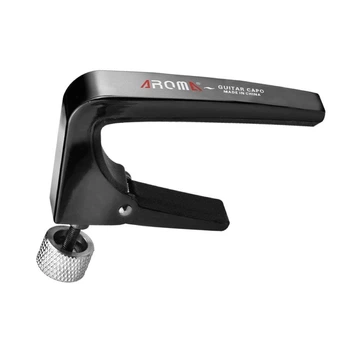 Каподастр для акустической гитары Aroma AC-11 BK