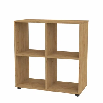 Шкаф книжный КШ-22 Компанит Дуб крафт золотой 74х33х73,8 см