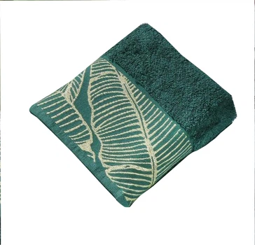 Махровое гладкокрашеное полотенце Full textile Бали 70х140 зеленый