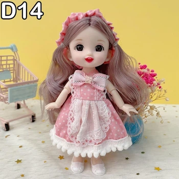 Шарнирная кукла BJD "Домохозяюшка" 16см (D14)
