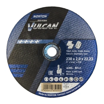 Отрезной диск Norton Vulcan 230 х 2,0 х 22,2
