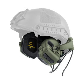 Крепеж адаптер на шлем для наушников Opsmen Earmor M16C Olive (Чебурашки) (153150)