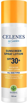 Сонцезахисний спрей-лосьйон Celenes SPF 30+ 150 мл (7350104249410)