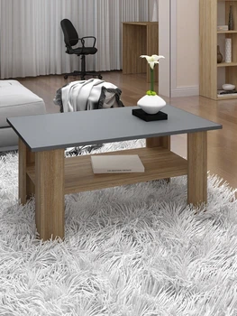 Журнальний столик Furnigrade С3 графіт-сонома 43х90х55