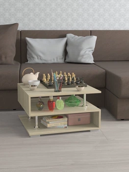Журнальний столик Furnigrade С4 сонома 36х67х66