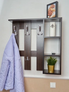 Вешалка Furnigrade В - 6 венге 716х702х170