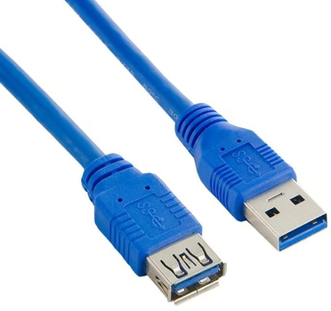 Кабель NATEC Extreme Media USB Type A - USB Type A 1.8 м Blue (NKA-0469)