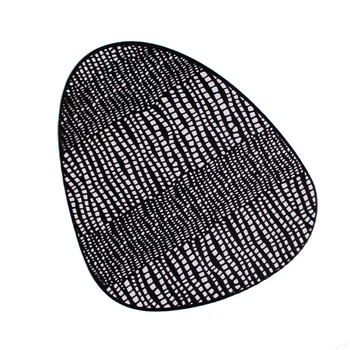 Салфетка сервировочная под тарелку Kaktus Tabby Pod черный 38см