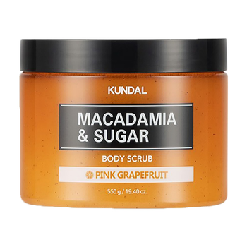 Скраб для тіла KUNDAL Macadamia & Sugar Body Scrub Pink Grapefruit рожевий цукровий грейпфрут 550 г