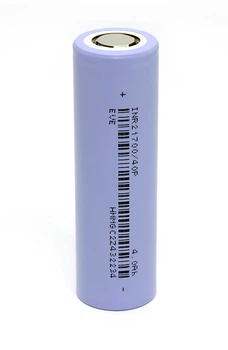 Аккумулятор 21700 Li-Ion EVE INR21700/40P, 4000mAh, 40-50A, 4.2/3.6/2.5V