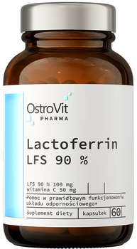 Дієтична добавка OstroVit Pharma Lactoferrin LFS 90% 60 капсул (5903933905716)