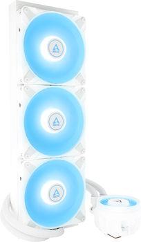 Система рідинного охолодження Arctic Liquid Freezer III 420 A-RGB White (ACFRE00153A)
