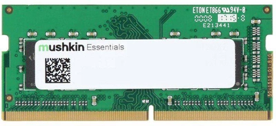 Оперативна пам'ять Mushkin Essentials SODIMM DDR4-2400 8192MB PC4-19200 (MES4S240HF8G)
