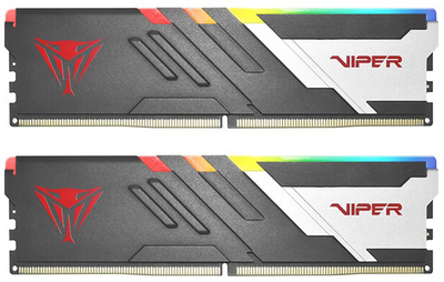Pamięć RAM Patriot DDR5-6600 32768MB PC5-52800 (Kit of 2x16384) Viper Venom RGB (PVVR532G660C34K)