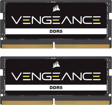 Оперативна пам'ять Corsair SODIMM DDR5-4800 16384 MB PC5-38400 (Kit of 2x8192) Vengeance (CMSX16GX5M2A4800C40)