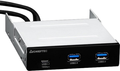 Hub USB Chieftec MUB-3003C do 3.5", 2xUSB3.1 Gen.1, 1xUSB3.1 Gen.2 Type-C (MUB-3003C-Chieftec)