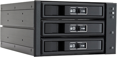 Backplane Chieftec 2x5.25" - 3x3.5" HDDs Hot-Swap Aluminium (CBP-2131SAS)