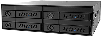 Бекплейн Chieftec 1x5.25" - 4x2.5" HDDs Hot-Swap Metal (CMR-425)