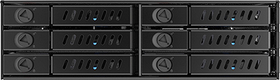 Бекплейн Chieftec 1x5.25« - 6x2.5» HDDs Hot-Swap Metal (CMR-625)