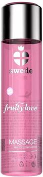 Гель для масажу Swede Fruity Love Sparkling Wine зігріваючий полуничний 120 мл (7340040404370)