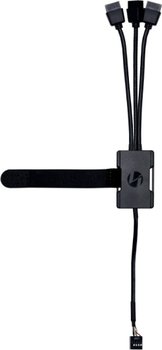 USB-хаб Lian Li USB 2.0 1 to 3 HUB Black (G89.PW-U2HB.00)
