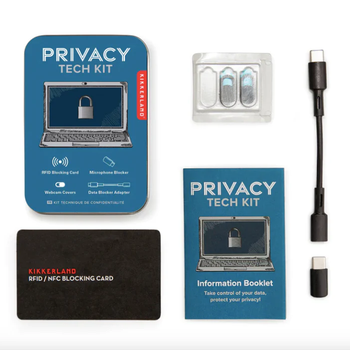 Набір для захисту приватності Kikkerland Tech Privacy Tin Set (612615118171)