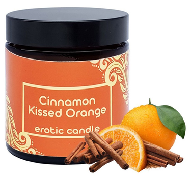 Świeca zapachowa Aurora Erotyczna Cinnamon Kissed Orange 100 g (5904906047501)
