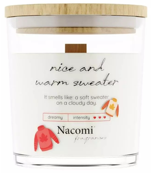 Świeca sojowa Nacomi Nice and Warm Sweater 140 g (5901878687506)