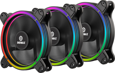 Набор вентиляторов Enermax T.B. RGB AD. 3 x 120 мм ARGB PWM (UCTBRGBA12P-BP3)
