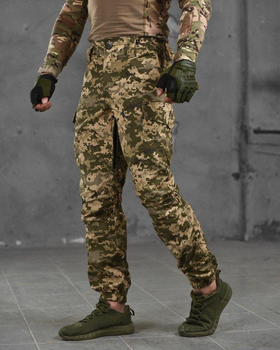 Армійські чоловічі штани з вентиляцією L піксель (87590)