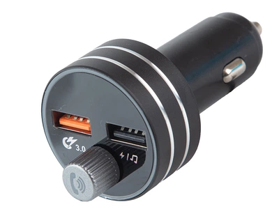 FM модулятор Bluetooth Voin W-3301 12-24V 2 USB 3,1A Bluetooth 5.0 Hands-free ambient light