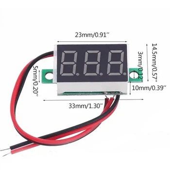 Вольтметр цифровий DC 4 40V 0,36 RED