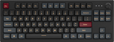 Klawiatura przewodowa Montech MKey TKL Darkness Gateron G Pro 2.0 BROWN USB Black (9275368)