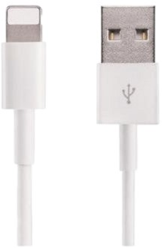 Кабель Libox USB Type A - Lightning M/M 1 м White (KAB-USB-0000004)