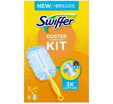 Щітка магніт для збирання пилу Swiffer duster Kit піпідастр з 3-ма змінними насадками