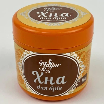 Хна Mayur для бровей и био тату коричневая 10г