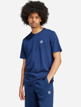 T-shirt męski bawełniany adidas Trefoil Essentials IR9693 M Granatowy (4066757372346)