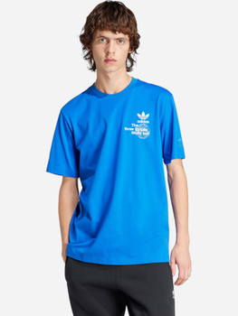 T-shirt męski bawełniany adidas BT Originals IS0182 S Niebieski (4067887816120)